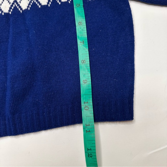 Cradle Knit VTG 40s 50s Baby Knit Sweater Boys Soft Button Neck Blue White 1.5-2 - Picture 10 of 12